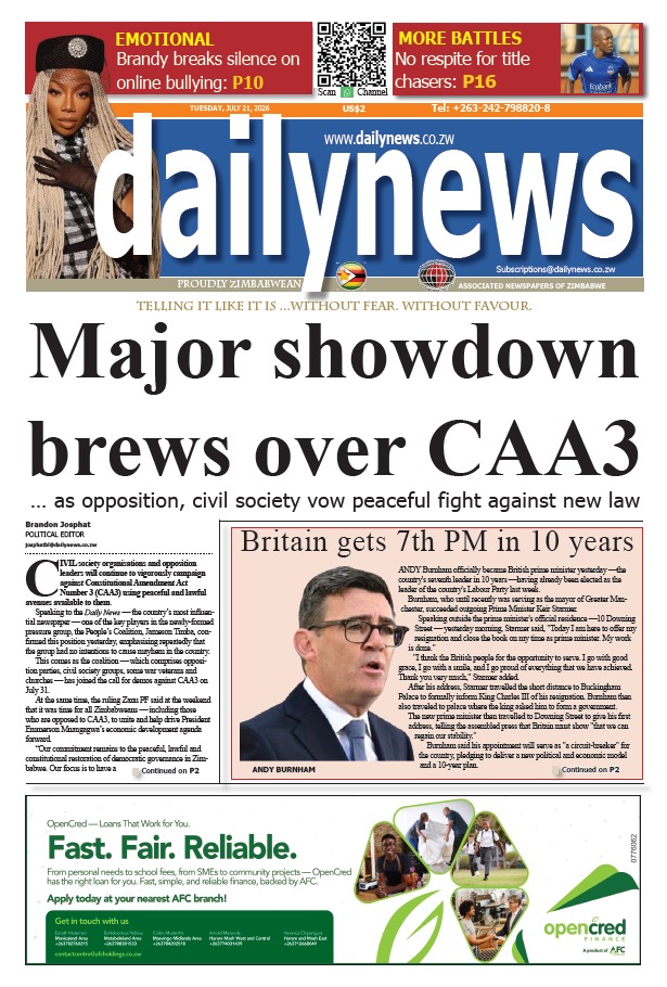 Tuesday 21 July 2026